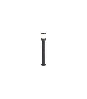 Tuscon Poller mit Detektor, Aluminiumguss und Polycarbonat, schwarz, 45 cm