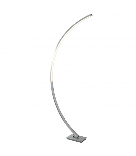 Lampada da terra Nanna, in legno chiaro, con paralume