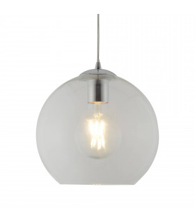 Lámpara colgante Bolas, cristal ámbar, 25 cm.