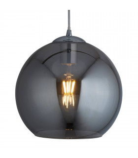 Lampada a sospensione Balls, vetro trasparente, 25 cm