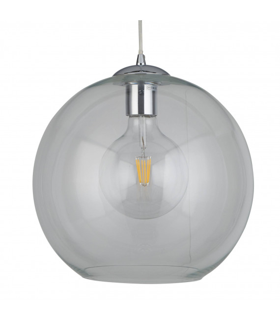 Kugeln Pendelleuchte, Braunglas, 30 cm