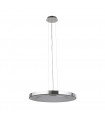 Suspension 35 cm Lexi, chrome et verre