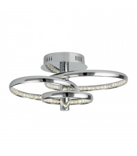 plafonnier ventilateur vintage 2 ampoules e27 max 60w brun patiné