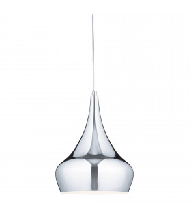 Lampada a sospensione 30 cm Pendenti industriali, cromata