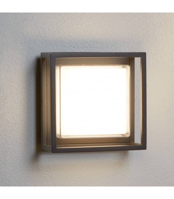 Plafonnier 29 cm Outdoor Lights, en aluminium et polycarbonate