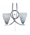 plafonnier ventilateur vintage 2 ampoules e27 max 60w brun patiné
