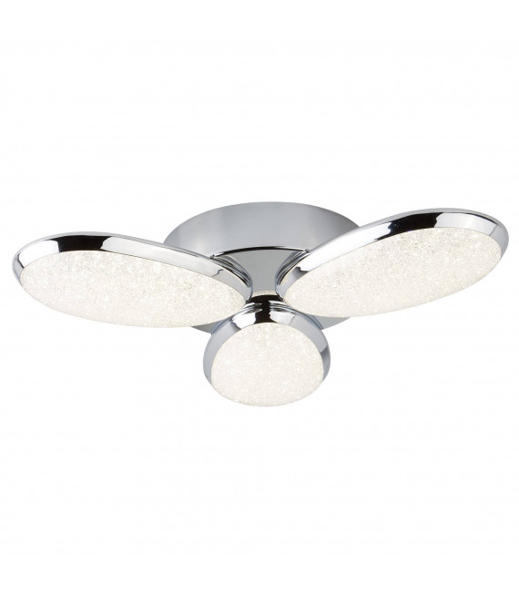 plafonnier ventilateur vintage 2 ampoules e27 max 60w brun patiné