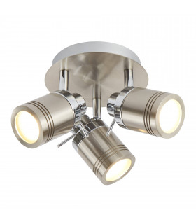 plafonnier ventilateur vintage 2 ampoules e27 max 60w brun patiné