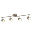 plafonnier ventilateur vintage 2 ampoules e27 max 60w brun patiné