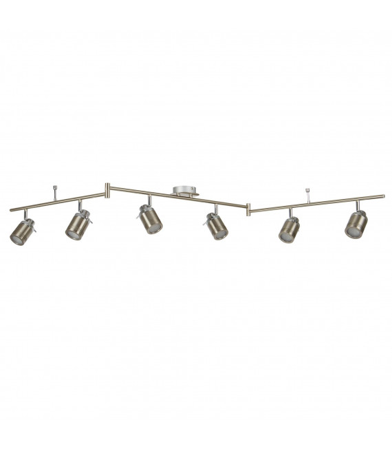 plafonnier ventilateur vintage 2 ampoules e27 max 60w brun patiné