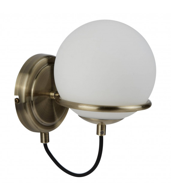 Lampada da parete per cervo, resina, 2 lampadine