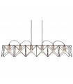 plafonnier ventilateur vintage 2 ampoules e27 max 60w brun patiné