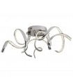 plafonnier ventilateur vintage 2 ampoules e27 max 60w brun patiné