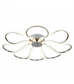 plafonnier ventilateur vintage 2 ampoules e27 max 60w brun patiné
