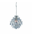ROSENDAL crystal ceiling light chrome 3 bulbs