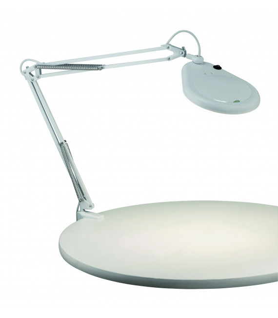 Lampe de table FAGERNES blanche 1 ampoule