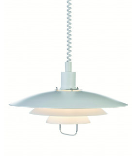KIRKENES white ceiling light 1 bulb