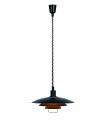 KIRKENES Ceiling Light Black