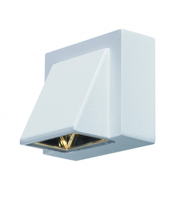 CARINA white garden wall light 1 bulb