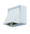 CARINA white garden wall light 1 bulb