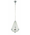 GRÄNSÖ crystal ceiling light chrome 1 bulb
