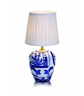 Lampada da tavolo GÖTEBORG blu 1 lampadina
