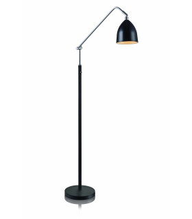 FREDRIKSHAMN Lampada da terra nera 1 lampadina
