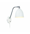 Applique murale FREDRIKSHAMN blanche 1 ampoule