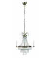 Plafonnier en cristal MARIELUND antique 3 ampoules