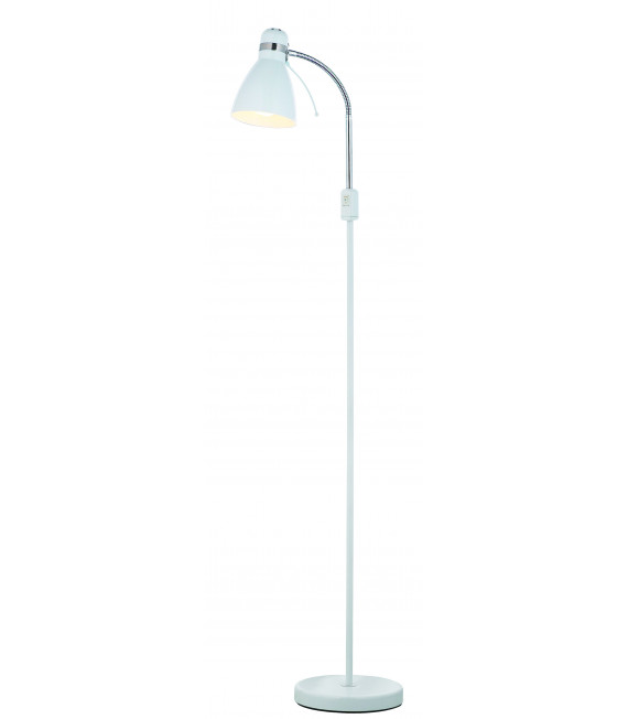 VIKTOR Weiße Stehlampe 1 Glühbirne