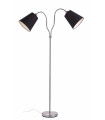 MODENA floor lamp in steel 2 bulbs