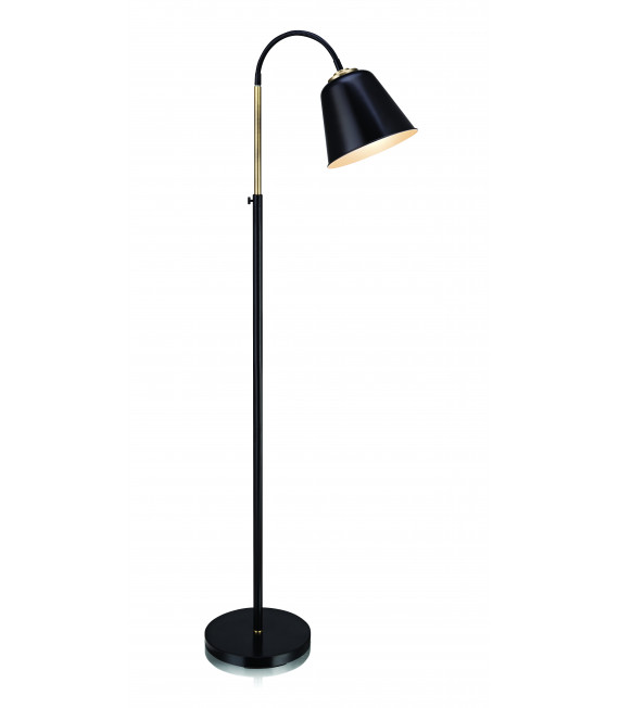 KOLDING floor lamp black 1 bulb