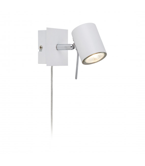 HYSSNA Aplique LED blanco 1 bombilla