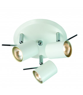 HYSSNA LED Deckenleuchte weiß 3 Lampen