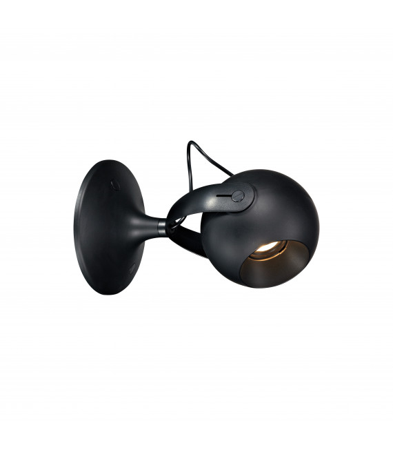 KLOT schwarze Wandleuchte 1 Glühbirne