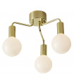 Plafonnier HISTORY Laiton 3 ampoules