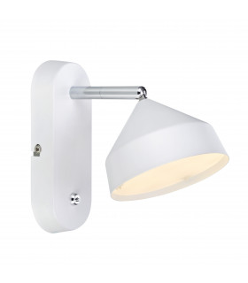 Applique murale TRATT blanche 1 ampoule