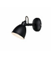 Wall light FJÄLLBACKA Black 1 bulb