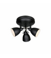 FJÄLLBACKA black ceiling light 3 bulbs