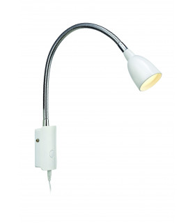 Applique murale TULIP chromée 1 ampoule