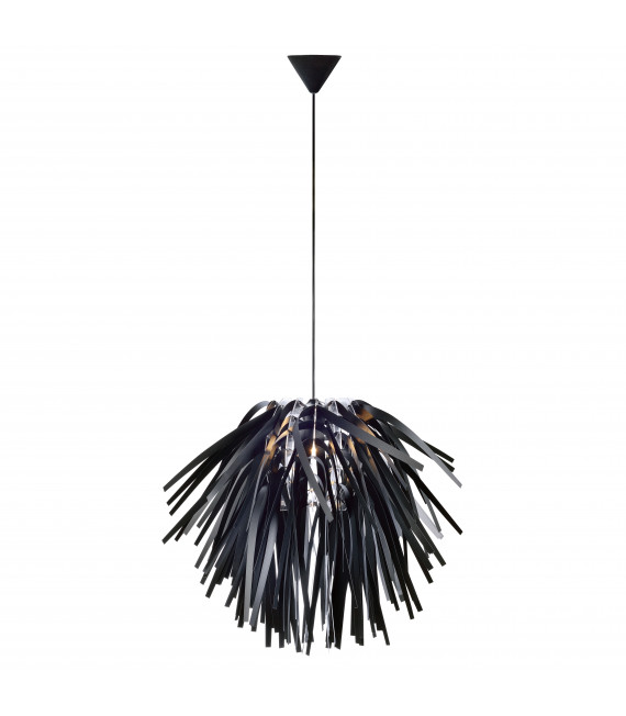 Plafonnier FLORA Noir 1 ampoule