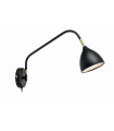 Applique murale VALENCIA Noire 1 ampoule
