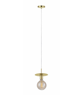 Plafoniera DISC in ottone 1 lampadina