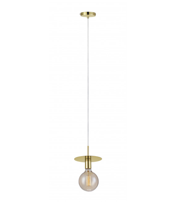 DISC ceiling light brass 1 bulb