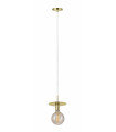 Plafonnier DISC Laiton 1 ampoule