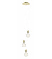SKY Ceiling Light Brass 3 bulbs