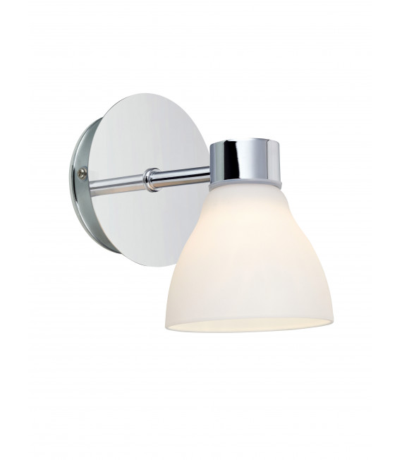 CASSIS bathroom wall light chrome 1 bulb