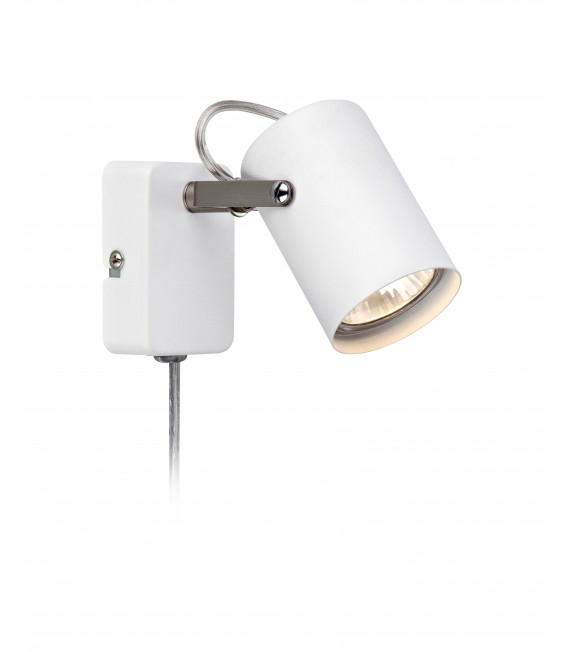 KEY white wall light 1 bulb