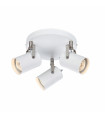 Plafonnier KEY Blanc 3 ampoules