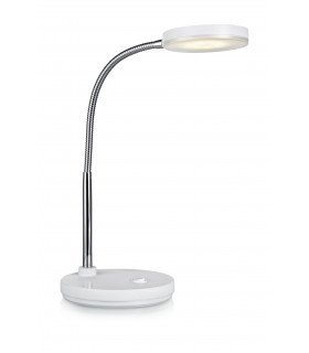 Lampada da tavolo bianca FLEX 1 lampadina